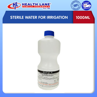 STERILE WATER FOR IRRIGATION (1000ML)